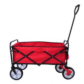 Ychd10wg6294-n Miscool Garden Cart 3.6 Cu.ft. Folding Portable Steel Frame Wagon Heavy-duty
