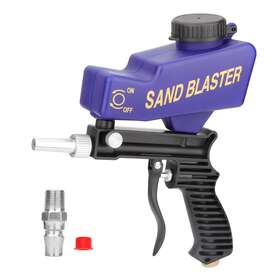 Nsi 601549129605 1/4 Inch Portable Air Sandblasting Gun Hand Held Sand Blaster Paint Rust Remover