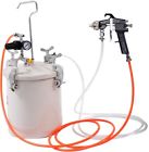 Paint Spray Gun High Pressure Pot Air 2 1 Gallon Painting Painter Industrial 764655268337