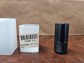 Pirate Brand 1348-112 Nozzle Boron Carbide Short Straight 1/8 Inch Bore 1/2 Entry 3/4 Npsm Thread X