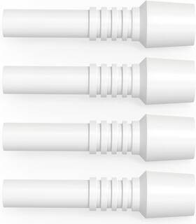Ls-628s-1 Qcdeng 4pcs 10mm White Sand Blaster Replacement Ceramic Nozzles Rust 4