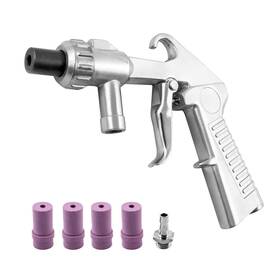 Qwork 766415026225 Sand Blaster Gun Kit With 4 Pcs Ceramic Nozzles For Sandblaster