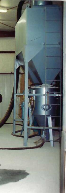Ram11 Ram 11 Hopper Industrial Sandblasting Equipment 6 400 Lb Capacity 1993
