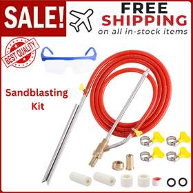 5000204024 Rdutuok Pressure Washer Sandblasting Kit 1/4 Inch Quick Disconnect 5000 Psi