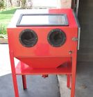 Sand Used Lbs.bottom 40 Cabinet Sandblaster Hopper Blasting Feed