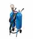 Sb80lb 3972 Portable Soda Blaster Paint Remover Aleko 80lb On Wheels Blast Blasting