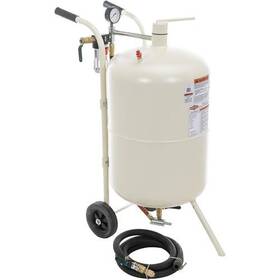 M1056 Shop Fox 20 Gallon 65-125 Psi Heavy Duty Portable Rolling Sandblaster