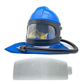 Shunjie 770487208618 Sandblaster Helmet Safe Air Feed Sandblast With Shoulder Protective Sa