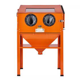Skyshalo 313088468403 60 Gal. Sandblasting Cabinet 40-120 Psi Sand Blasting With Stand Heavy