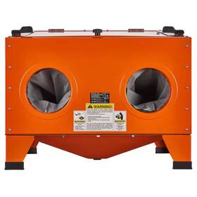 Skyshalo 313112041008 25 Gal. Sandblasting Cabinet 40-120psi Portable Benchtop Sand Blasting H