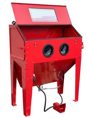 900350 Supreme Equip Heavy-duty Industrial Sandblaster Cabinet #420 Free Reclaimer Kit 110 G. 24 Inch