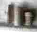 T-125-5 Boride Kennametal Blast Nozzle Used Two Aluminum Collars
