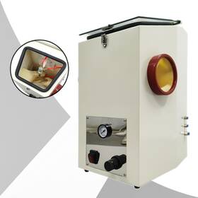 0.4-0.6mpa Techtongda 056576 Recyclable Sandblaster Lab Sand Blasting Machine 110v 36 Grit