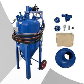 0.4-0.8mpa Techtongda 057199 Dry/wet Mobile Abrasive Blasting System 79gal 40-60 Mesh Sand