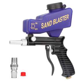 Thesiliconvalley 601549129629 6000rpm Portable Air Gravity Feed Sandblasting Gun Handheld Paint/rust Remover