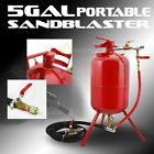 Tool Gallon Abrasive 5 Media Portable Sand Air Shop Blaster Sandblaster Tank Hd