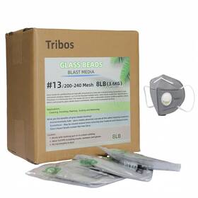 Tribos 104989831194 Glass Beads Blast Media Sand Blasting Blaster For Air Compressor