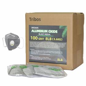 Tribos 175600874647 Aluminum Oxide Blasting Media Sand Blaster For Air