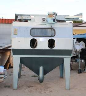 60x48x36pdh-dg200 Universal Sand Blaster Cabinet And Dust Collector 5hp Model 60 Inch X48 X36 Pdh-dg200