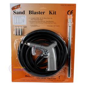 Arisbg001 Valley Sandblasting Kit With 10 Ft Hose And Pick-up Tool Air Inlet 1/4 Inch Npt