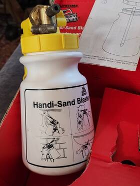 79800 Vermont American Americanpneumatic Sandblasting Gun Mini Portable Handheld Sand Blaster