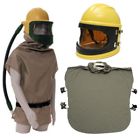 Vmr445579 Unbranded Air Fed Safe Sandblast Helmet Blast Hood Protector Cloak