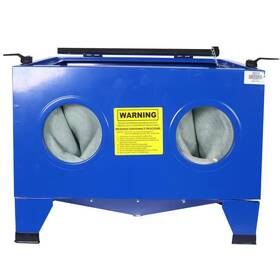Wrightmaster 445002558532 25-gallon Bench Top Portable Sand Blaster Cabinet Kit Workbench With Sand-blasti