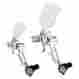 Wsi-w1796 Generic 2 Pc Hvlp Air Powered Gravity Feed Fed And Pot Spray Gun Paint Sprayer Set 789611020408