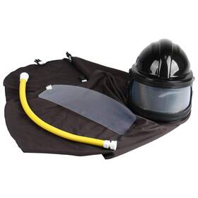 Yaekoo 615200908324 Air Supplied Safety Sandblast Helmet Sandblasting Hood Protector Black