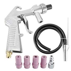 Yaekoo 615200911058 Sandblaster Kit Air Siphon Feed Gun Nozzle Rust Remove Abrasive With 4pcs Cer