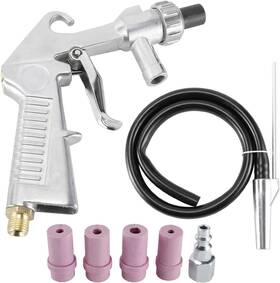 Yaemart Corportation 445006730767 Sandblaster Kit Air Siphon Feed Gun Nozzle Rust Remove Abrasive With 4pcs Cerami