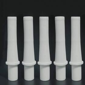 Yoxiiha 717211815445 Sand Blaster Gun Head Wear-resistant Flared Mouth White Ceramic Sandblasting