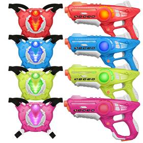 Ziffy B0dgq2p336 Laser Tag Guns Set Of 4 With Vests - Multi-functional Indoor And Outdoor Gam