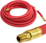 Continental (formerly Goodyear) 50' X 3/8" Air Hose Rubber Red Usa. Fixed Price $59.99.