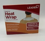 Leader Heat Wrap, Ultra-thin, Air-activated, Single Use, Back & Small Areas (3). Fixed Price $12.99.