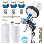 Air Paint Gun Hvlp Sprayer Gravity Feed W/1.4 1.7 2.0MM Nozzle. Fixed Price $39.99.