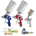 Tcp Global Hvlp Gun Kit For Auto Paint - Set Of 3 Sprayers 1.0MM, 1.4MM.... Fixed Price $203.92.