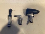 Chicago Pneumatic Impact Wrench Ratchet & Msi Pro Angle Die Grinder Air Tool Lot. Fixed Price $69.99.