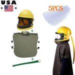 Safe Helmet Hood Protector Cloak Len Air For Sandblasting. Fixed Price $89.99.