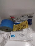 3M 36226 321U Series 400 Grit 2.75 In X 45 Yd Blue Abrasive Sheet Roll 135FT Sti. Fixed Price $55.95.