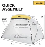 Wagner Homeright Large Spray Shelter C900038 Portable Paint Booth For Diy. Fixed Price $49.99.