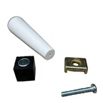 Sandblasting Nozzle Ceramic Tip 1/8" Orifice With Block, Plate Bolt. Fixed Price $39.25.