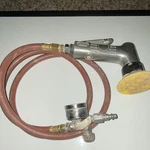 Pneumatic Right Angle Disk Air Sander/polisher W/ Sanding Pad, Hose & Gauge. Fixed Price $48.96.