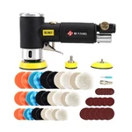 Si Fang 48PCS 1'' 2'' 3'' Mini Random Orbital Air Sander Kit,high Speed .... Fixed Price $66.05.