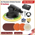 6 Inches Air Random Orbital Sander, Pneumatic Palm Car Sanders For Wood, Metal. Fixed Price $47.30.