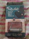 Vintage 1960S Bw Borg Warner Roll-a-belt Auto Seat Reels Nos Box. Fixed Price $44.99.