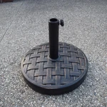 Oakland Living Antique Bronze 40 Lb Round Patio Umbrella Stand Base Weight. Fixed Price $63.27.