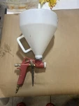 1.45 Gallon Paint Ceiling Drywall Sprayer FR-301 Air Hopper Gun Used. Fixed Price $25.00.