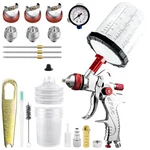Hvlp Gravity Spray Gun 650ML 1.4/1.7/2.0MM For Car Furniture Wall Painting. Fixed Price $35.99.