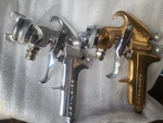 Devilbiss Spray Gun JGA-502 Air Cap 80 Fluid Tip Av 15 Ex. Fixed Price $340.00.